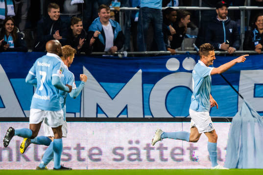 Malmö FFs Markus Rosenberg jublar