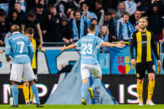 Malmö FFs Marcus Antonsson jublar