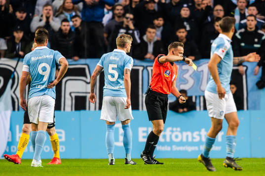 Malmö FFs Sören Rieks reagerar