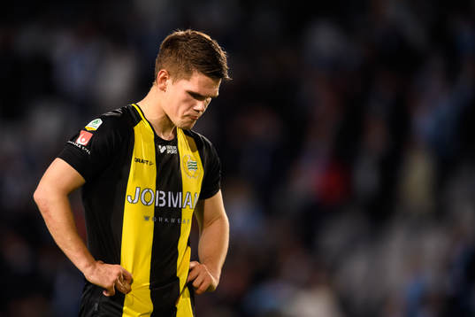 Hammarbys Vidar Örn Kjartansson deppar