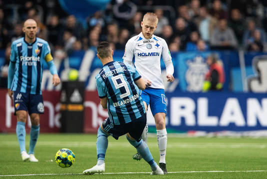 Djurgårdens Haris Radetinac och IFK Norrköpings Kalle