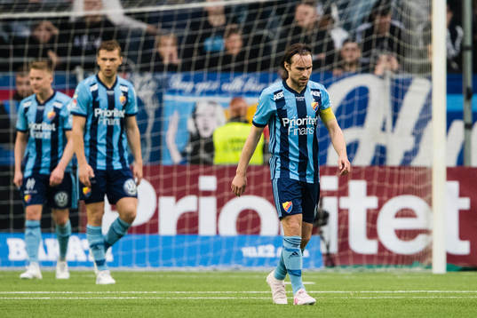Djurgårdens Kevin Walker deppar