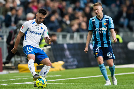 IFK Norrköpings Sead Haksabanovic och Djurgårdens Elliot