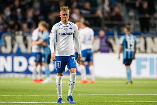 IFK Norrköpings Gudmundur Thórarinsson deppar