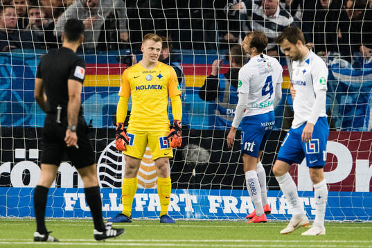 IFK Norrköpings målvakt Isak Pettersson, Lars Krogh