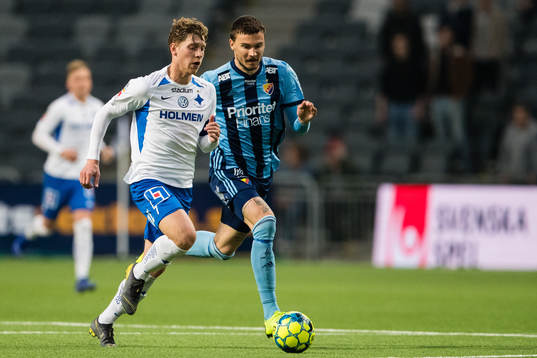 IFK Norrköpings Alexander Fransson och Djurgårdens Erik