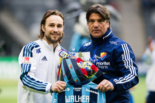 Djurgårdens Kevin Walker hyllas av Djurgårdens sportchef