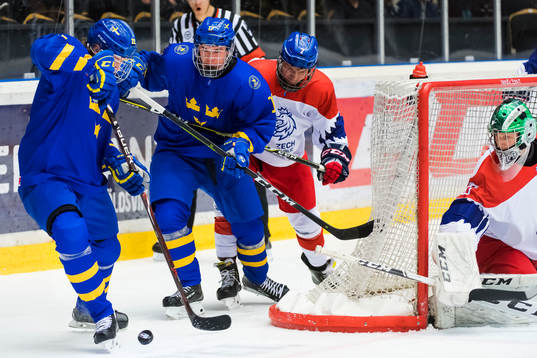 Swedens Max Wahlgren, Oscar Lawner and the czech republic