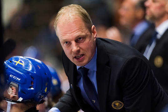 Swedens coach Magnus Hävelid