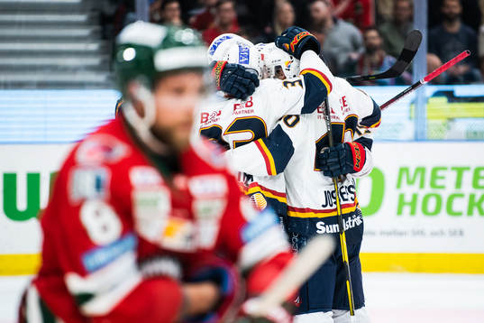 Djurgårdens spelare jublar