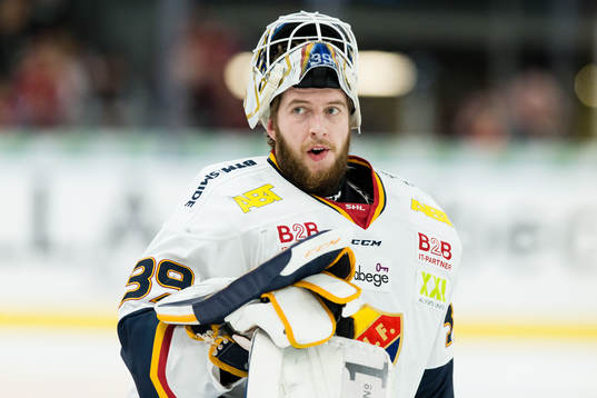 Djurgårdens målvakt Adam Reideborn innan final 3 i