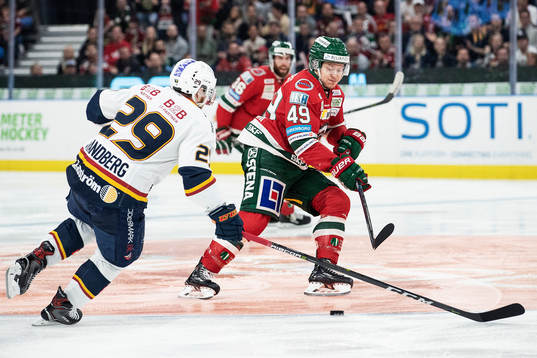 Frölundas Rhett Rakshani och Djurgårdens Sebastian