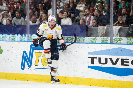 Djurgårdens Jakob Lilja jublar