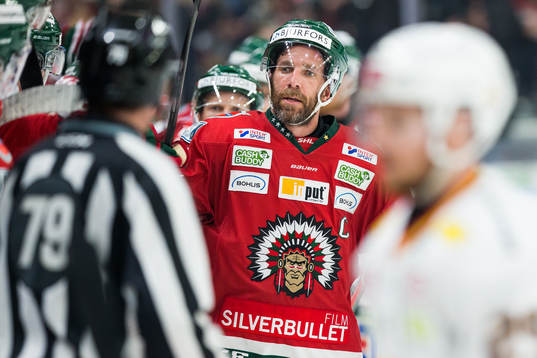 Frölundas Joel Lundqvist jublar