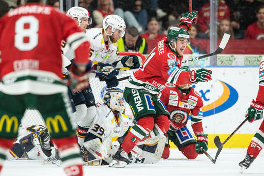 Frölundas Samuel Fagemo jublar