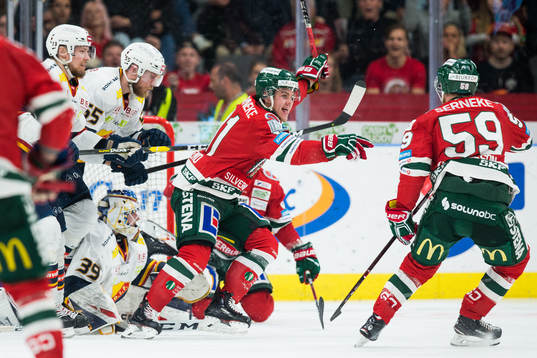 Frölundas Samuel Fagemo jublar