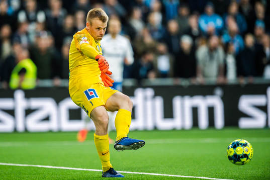 IFK Norrköpings målvakt Isak Pettersson