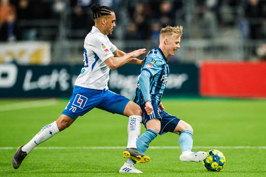 IFK Norrköpings Alexander Jakobsen och Djurgårdens Elliot