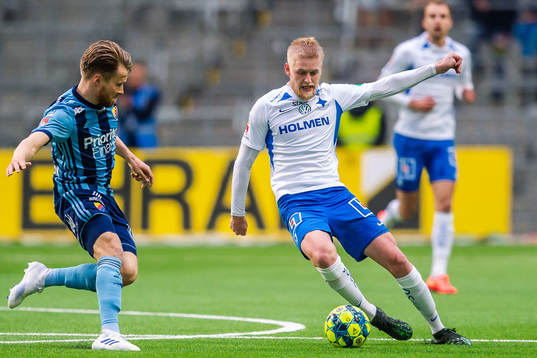 Djurgårdens Jacob Une Larsson och IFK Norrköpings Kalle