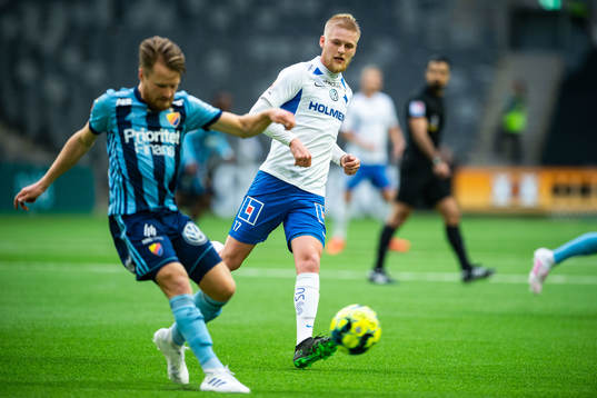 Djurgårdens Jacob Une Larsson och IFK Norrköpings Kalle