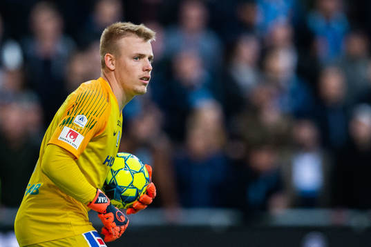 IFK Norrköpings målvakt Isak Pettersson