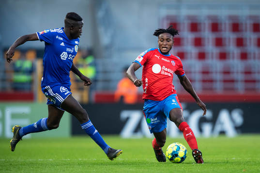 Helsingborgs Mamudu Moro och Sundsvalls Pa Konate