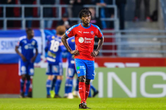 Helsingborgs Mamudu Moro deppar