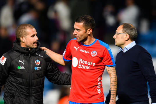 Helsingborgs David Boysen med assisterande tränare