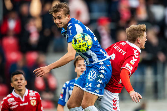 IFK Göteborgs Benjamin Nygren och Kalmars Rasmus Elm