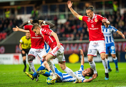 Kalmars Piotr Johansson, Papa Alioune Diouf och Viktor Elm