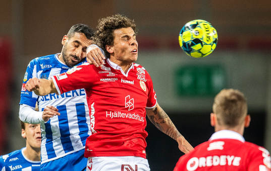 Kalmars Herman Hallberg och IFK Göteborgs Sargon Abraham