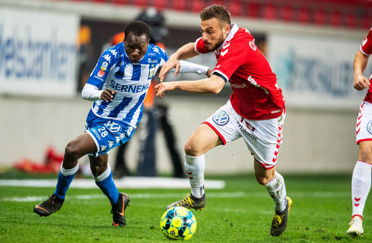 Kalmars Fidan Aliti och IFK Göteborgs Alhassan Yusuf