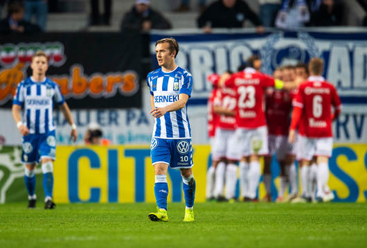 IFK Göteborgs Patrik Karlsson Lagemyr deppar medan