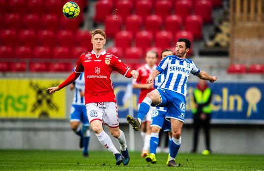 Kalmars Rasmus Elm och IFK Göteborgs Giorgi Kharaishvili