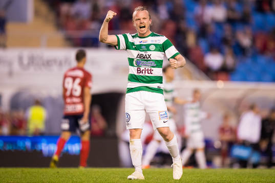 Västerås Jesper Florén jublar