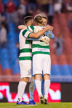 Västerås Ilir Berisha, målvakt Anton Fagerström och