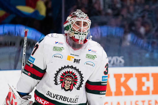 Frölundas målvakt Johan Gustafsson