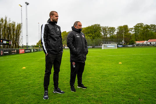 Hittarps tränare Anders Schönberg och assisterande