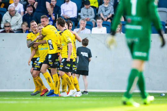 Elfsborgs Stian Rode Gregersen jublar