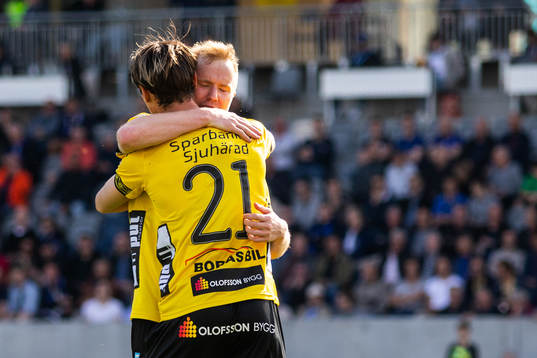 Elfsborgs Simon Lundevall jublar