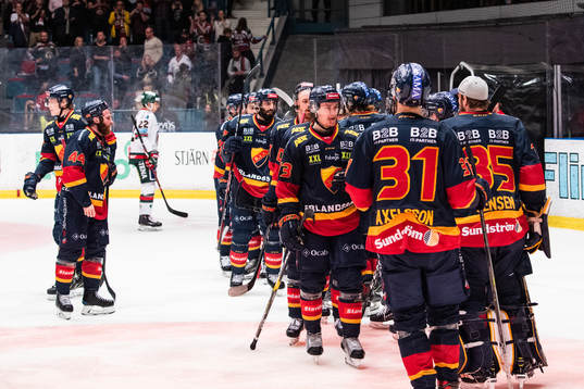 Djurgårdens spelare jublar
