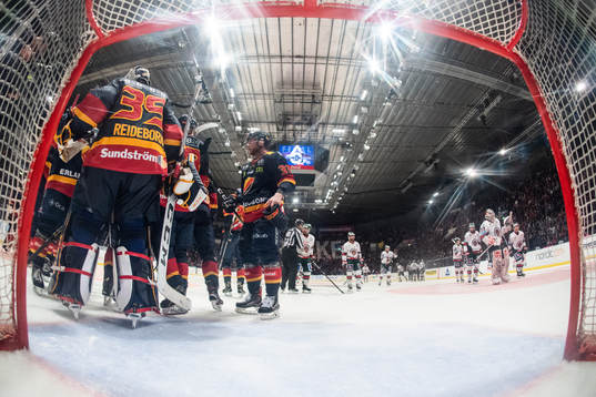 Djurgårdens spelare jublar