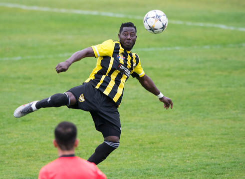 IFK Hässleholms skyttekung Mike Andrew i matchen i