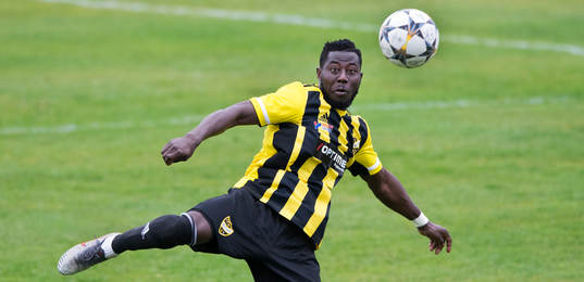 IFK Hässleholms skyttekung Mike Andrew i matchen i
