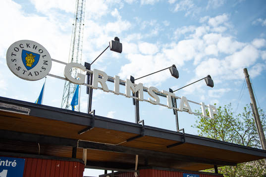 Exteriör av Grimsta IP