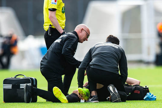 Brommapojkarnas Marcus Hansson får vård