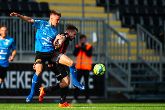 Halmstads Erik Ahlstrand och Brommapojkarnas Marcus Hansson