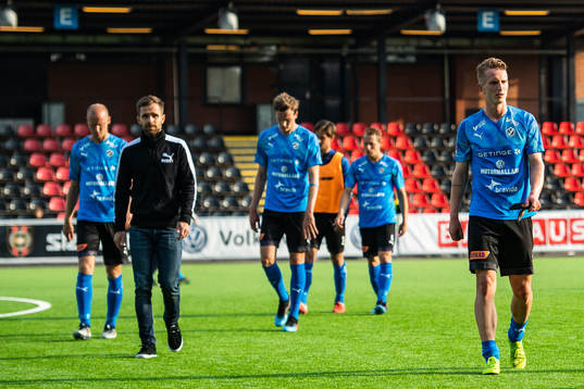 Halmstads spelare deppar