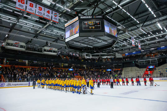 Team Sweden and Team Canada