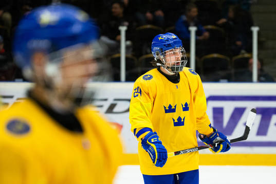 Albin Grewe of Sweden looks dejected